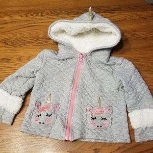 3T-4T unicorn coat